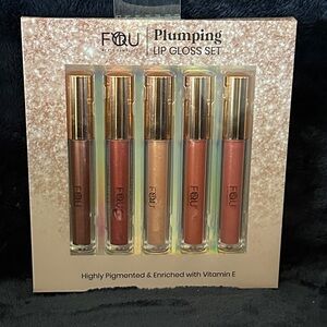 Plumping Lip Gloss Set - 5-Pack Nude & Pink Shades